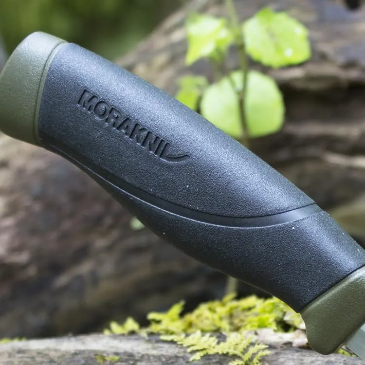 Mora Couteau Companion MG Noir/Kaki, Lame 10,5 cm