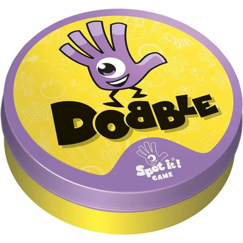 Zygomatic - Dobble Classique - Jeu de Cartes pour Enfants dès 6 ans - Jeu de Société a Jouer en Famille - Jeu de Rapidité 2 à 8 joueurs - Boite Métal pour Voyage - 15 min - en Français
