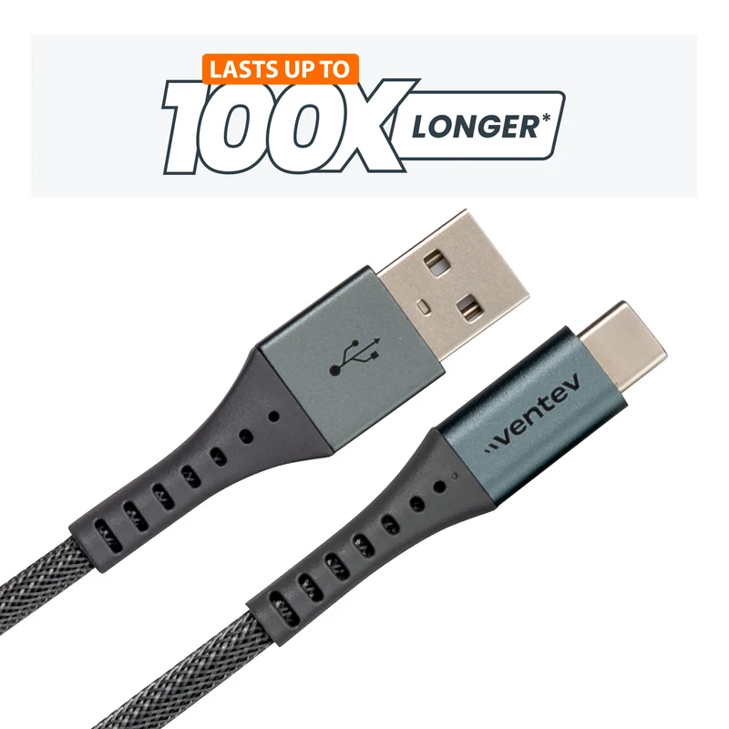 Alloy USB-A to USB-C High Speed Ultradurable 10 Foot Cable