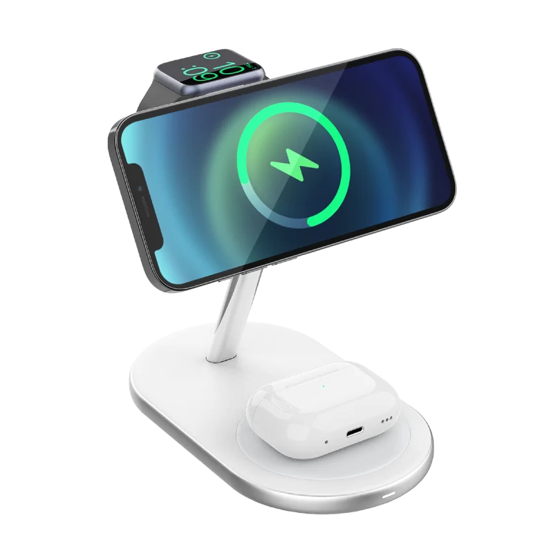 15W ULTRAFAST 3 in 1 Wireless Charging Stand