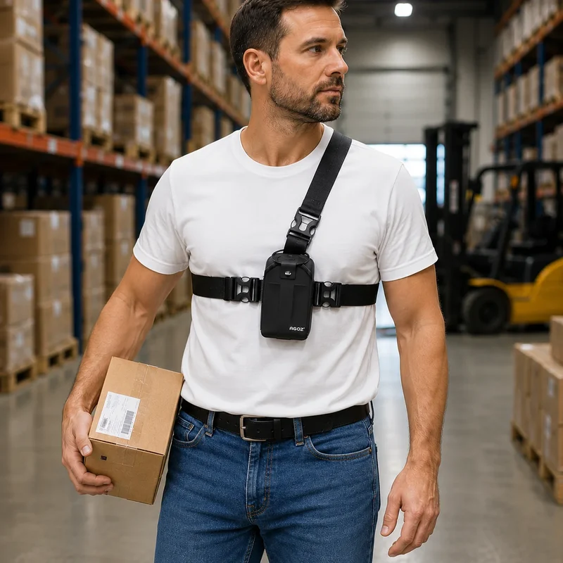 Harnais de Poitrine avec Support pour Scanner Portable Datalogic Memor | Agoz