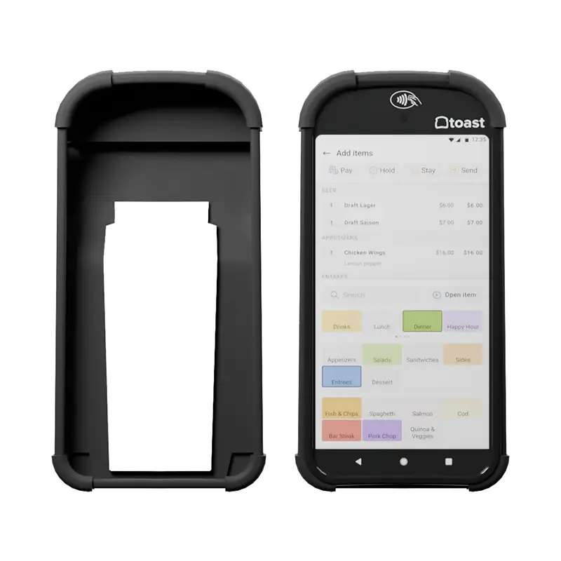 Étui-housse de protection en silicone pour terminal portable Toast Go 2 | Agoz