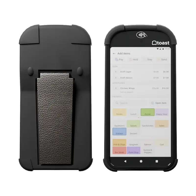 Étui-housse de protection en silicone pour terminal portable Toast Go 2 | Agoz