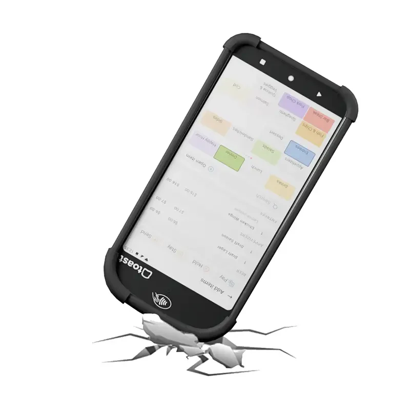 Étui-housse de protection en silicone pour terminal portable Toast Go 2 | Agoz