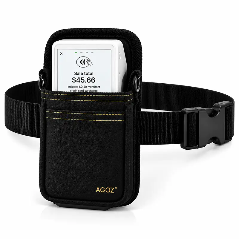 Étui holster pour terminal POS portable Clover Flex avec ceinture robuste | Agoz