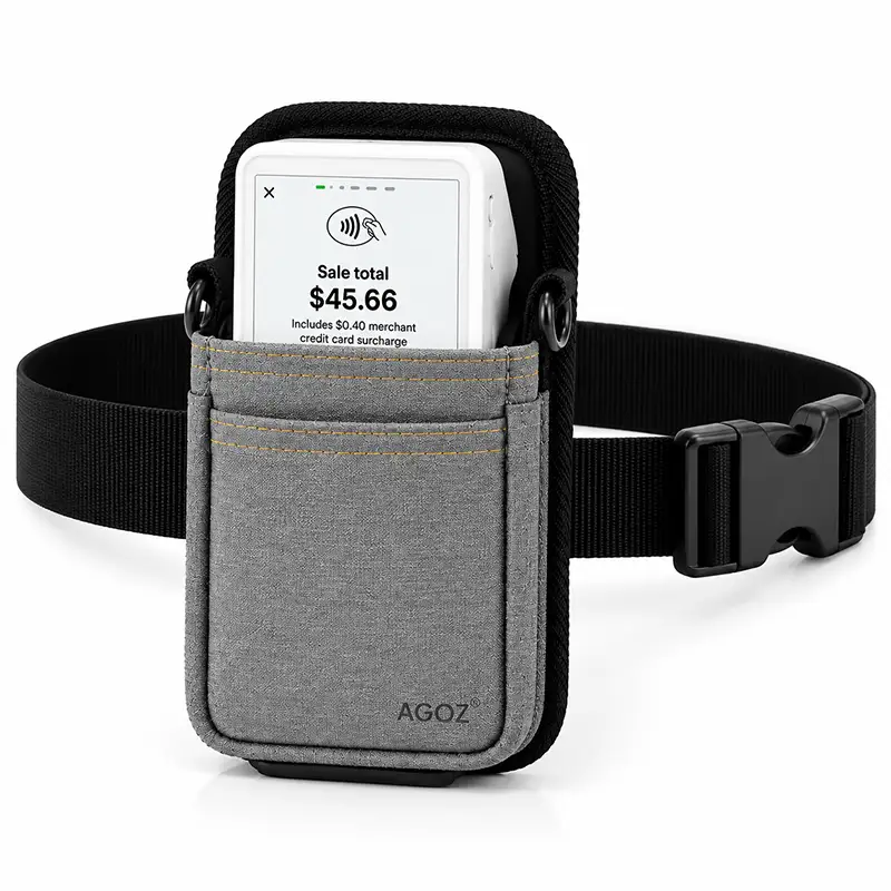 Étui holster pour terminal POS portable Clover Flex avec ceinture robuste | Agoz