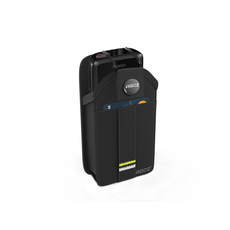 Étui pour combiné DECT Ascom avec fermeture à pression et clip ceinture