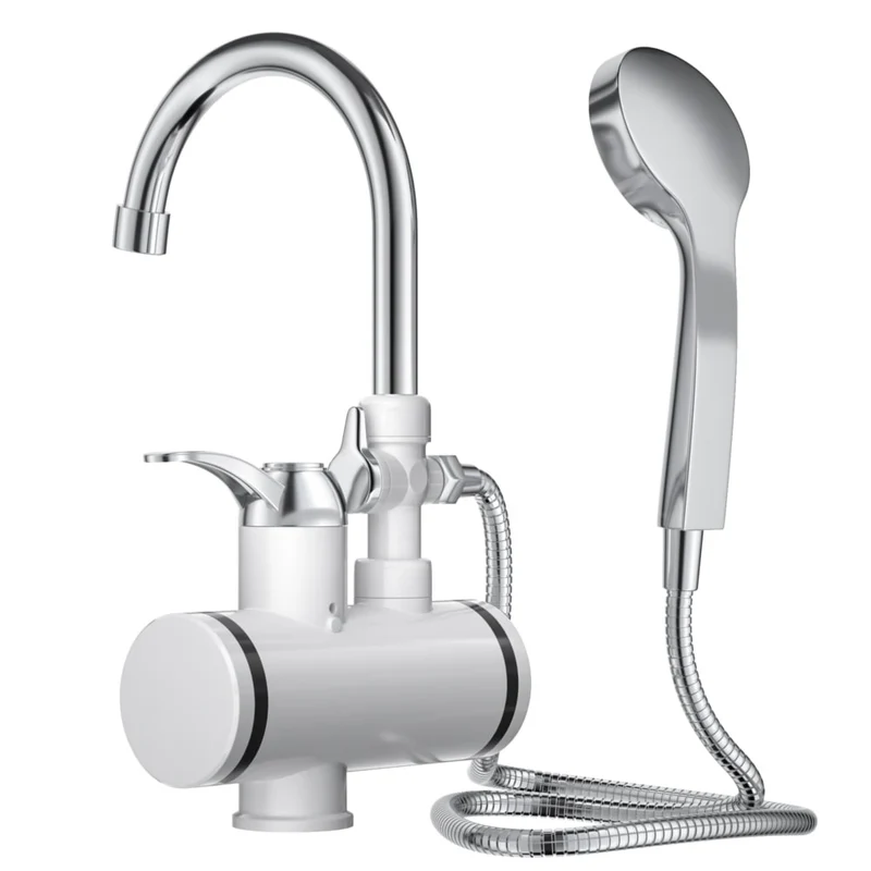 Robinet et douche avec chauffage intégré