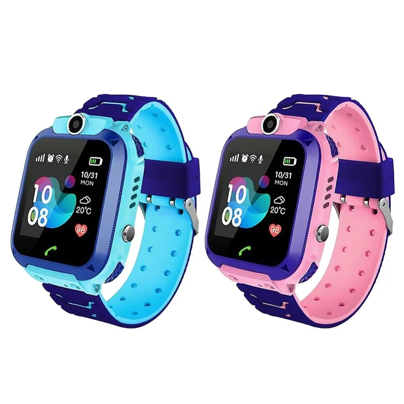 Montre connectée pour enfants avec caméra, suivi GPS et appels, bouton SOS