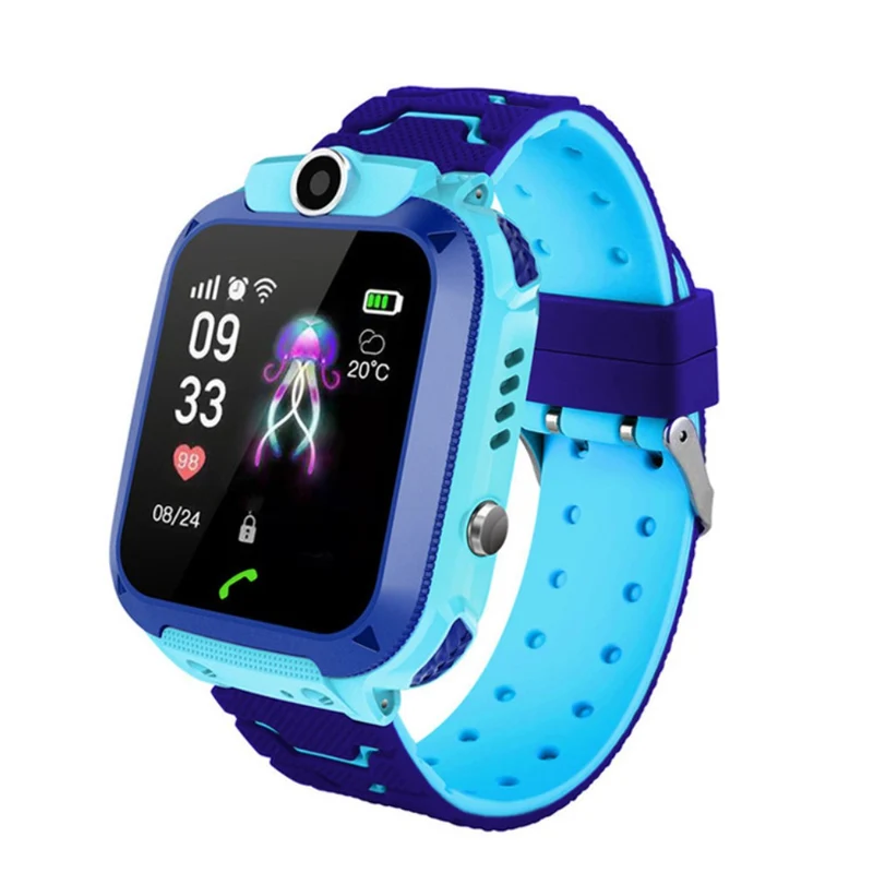 Montre connectée pour enfants avec caméra, suivi GPS et appels, bouton SOS