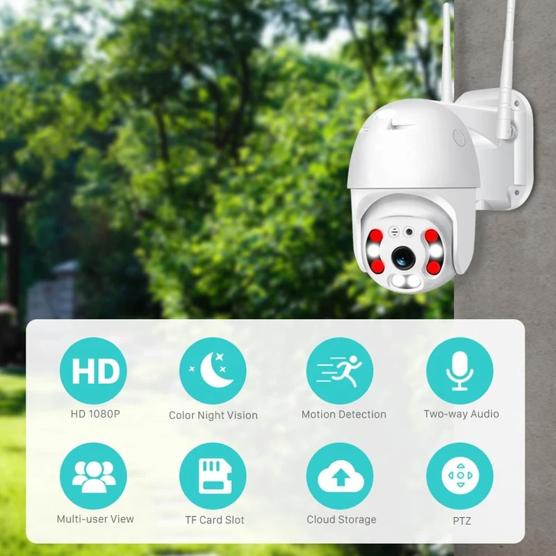 Caméra de surveillance extérieure avec Wifi