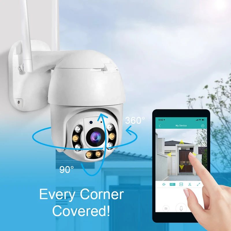 Caméra de surveillance extérieure avec Wifi