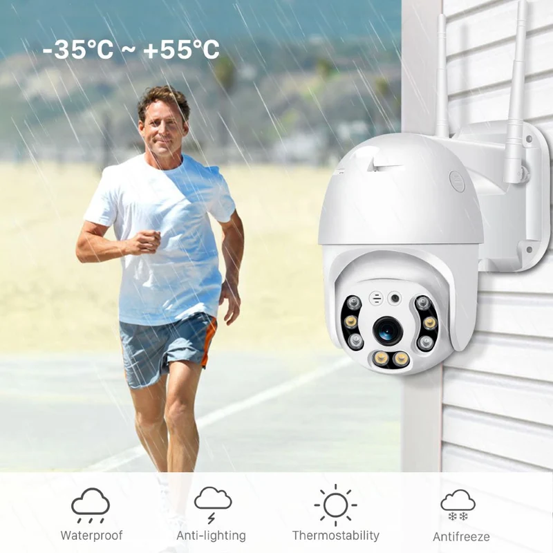 Caméra de surveillance extérieure avec Wifi