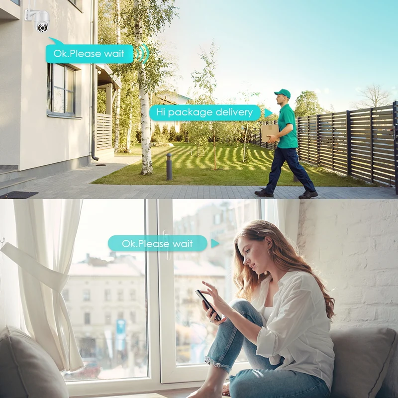 Caméra de surveillance extérieure avec Wifi