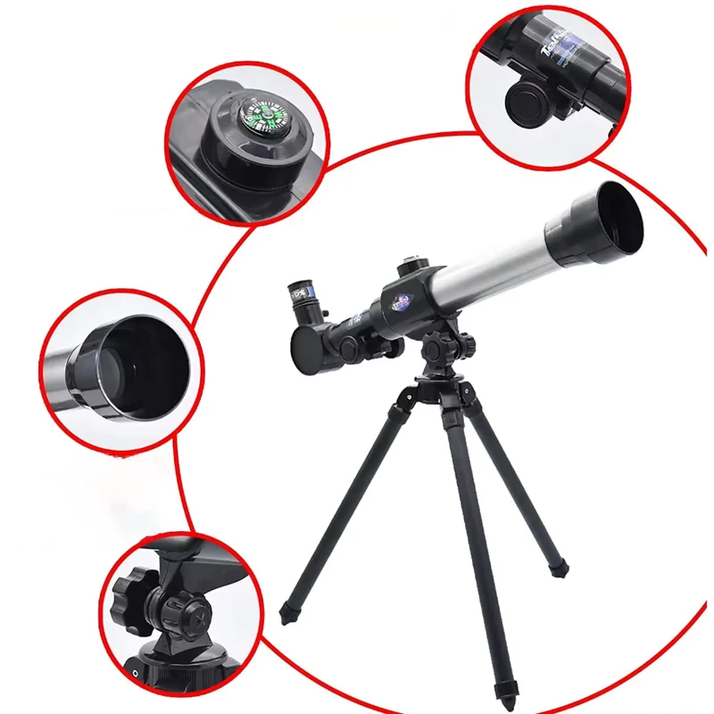 Télescope pour enfants avec support