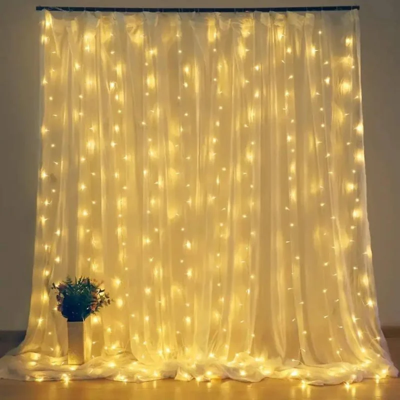 Rideau lumineux LED 3x3m