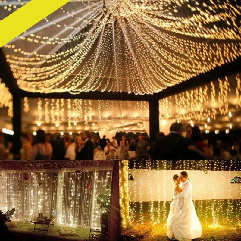 Rideau lumineux LED 3x3m
