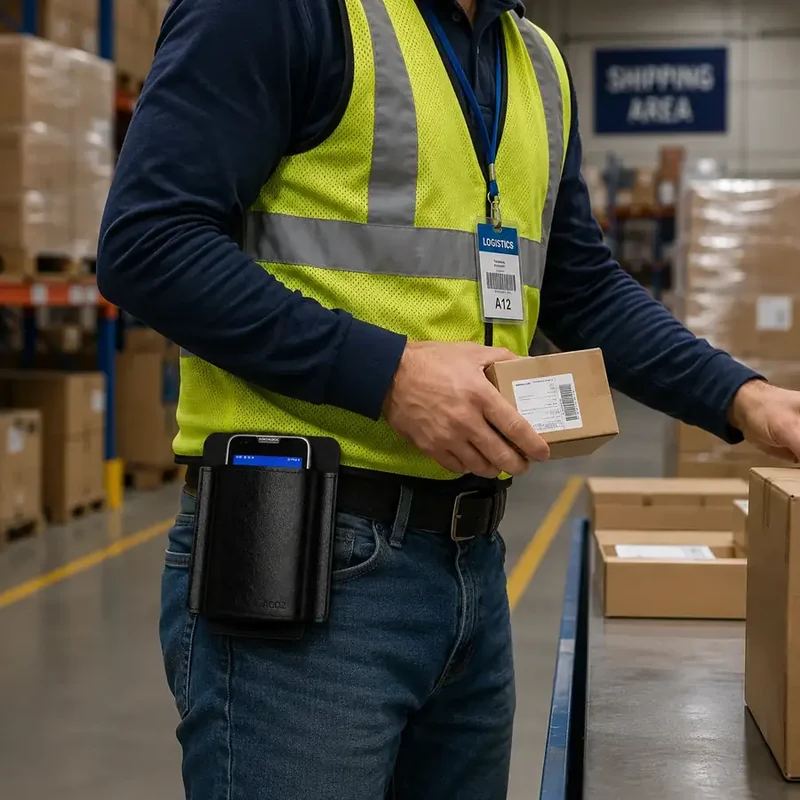 Étui en cuir Honeywell pour scanner portable pour les opérations quotidiennes | Agoz