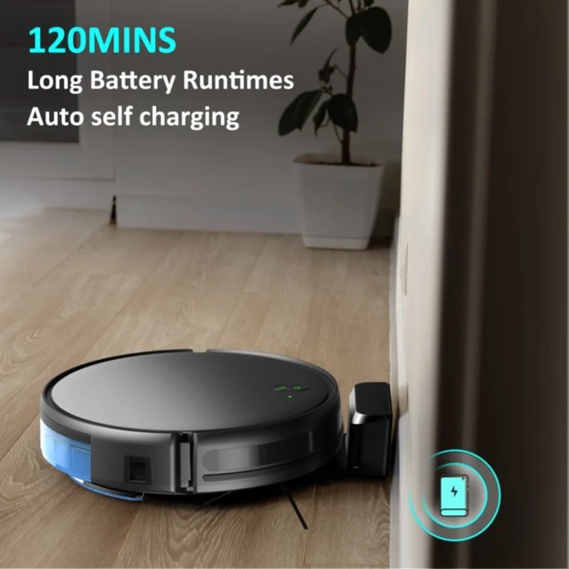 Aspirateur robot et nettoyeur de sol avec base de chargement
