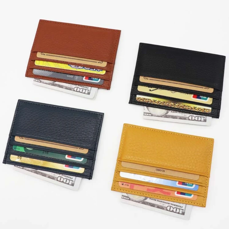 Porte-cartes en cuir