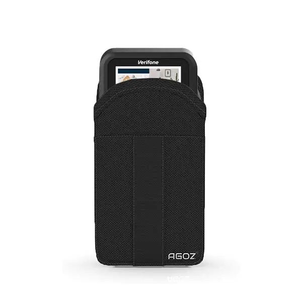 Étui de transport pour terminal portatif POS Verifone avec clip de ceinture sécurisé | Agoz