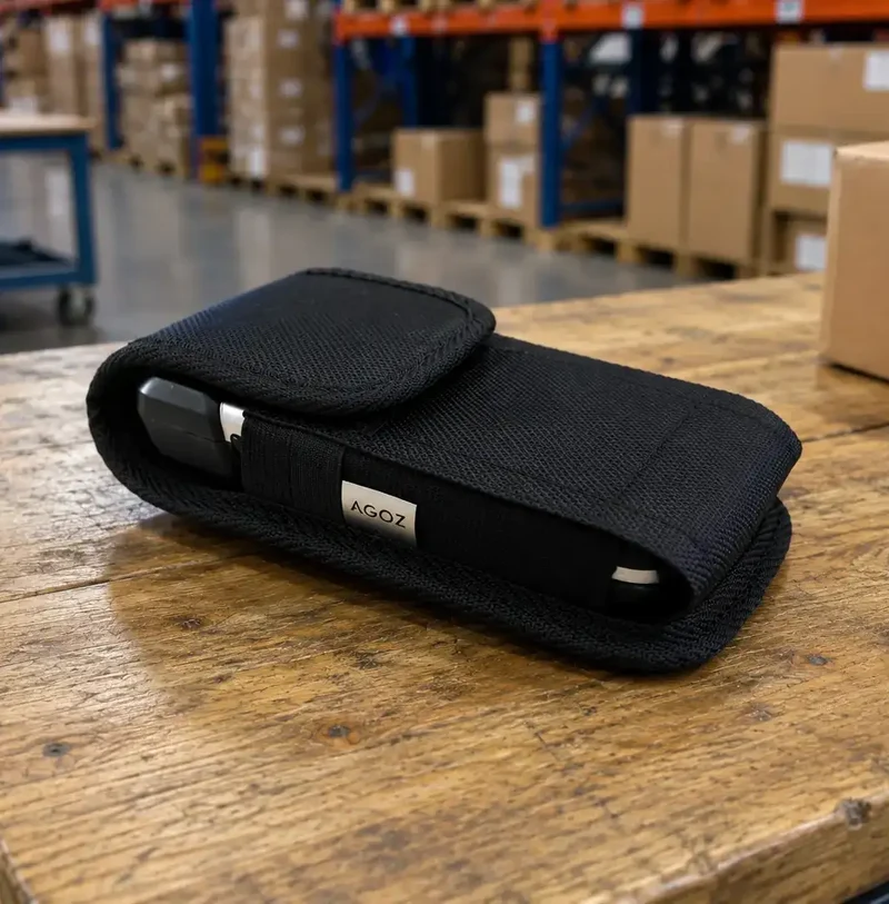 Étui pour scanner portable Urovo avec clip ceinture pour opérations d'entrepôt | Agoz