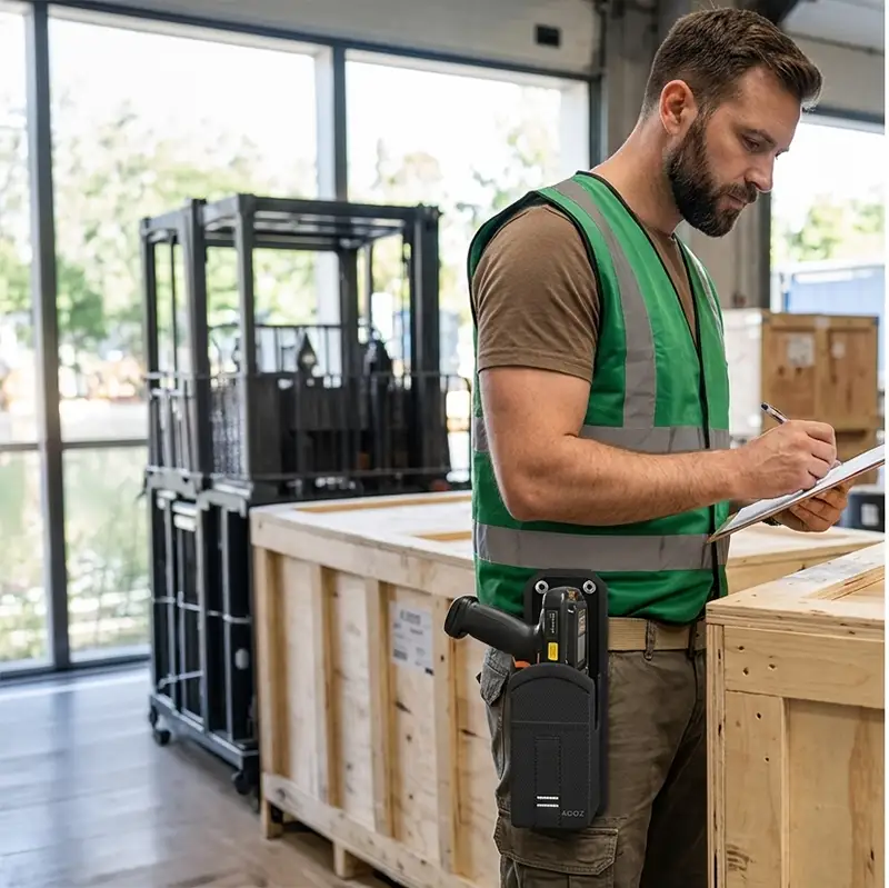 Étui ceinture durable pour scanner à poignée gâchette Keyence BT-A700