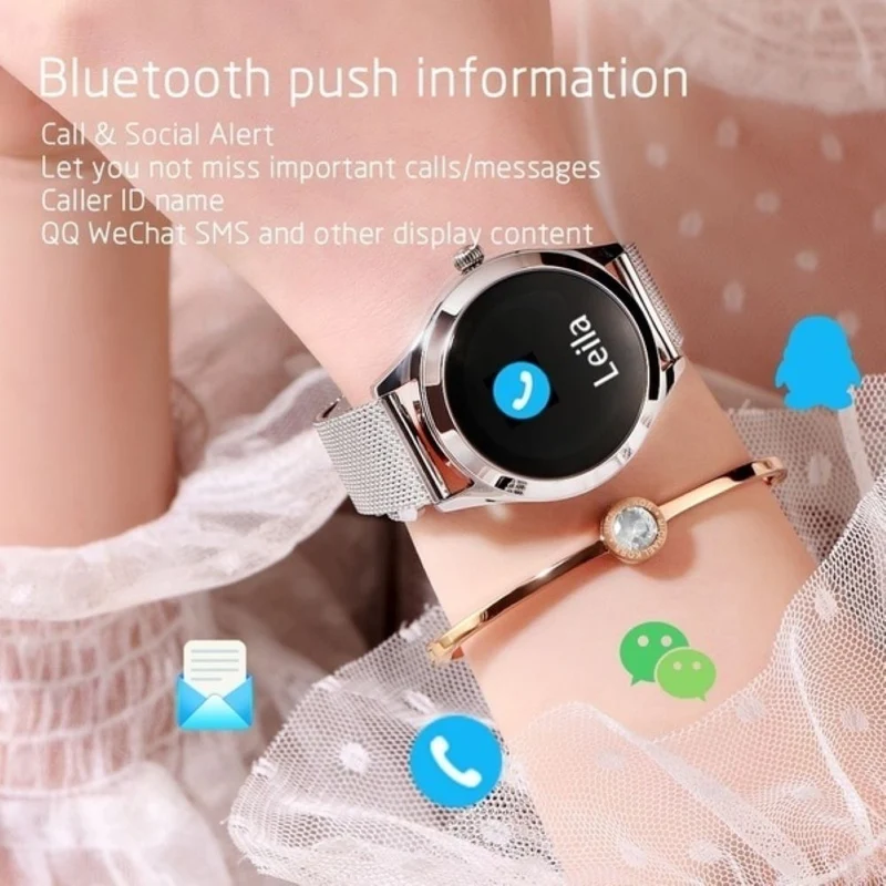 Montre connectée pour femmes Smart Gold