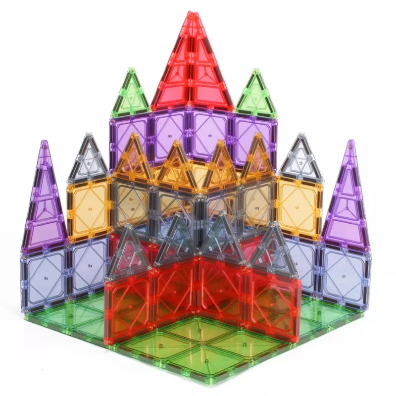 Blocs de construction magnétiques - 120 pièces