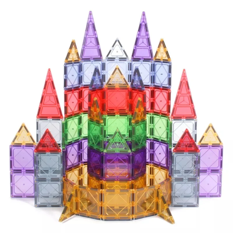 Blocs de construction magnétiques - 100 pièces