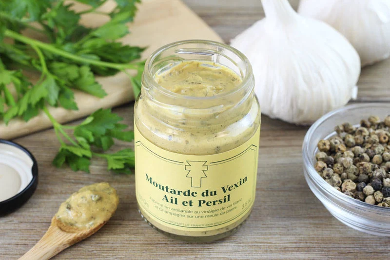 La ferme de la distillerie - Moutarde ail persil - 100 g 200 g