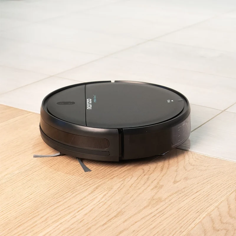 RONZO ATOM IQ Aspirateur robot et nettoyeur de sol avec base de chargement