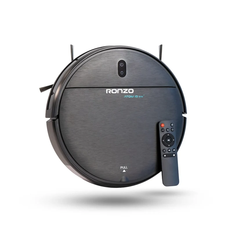 RONZO ATOM IQ Aspirateur robot et nettoyeur de sol avec base de chargement