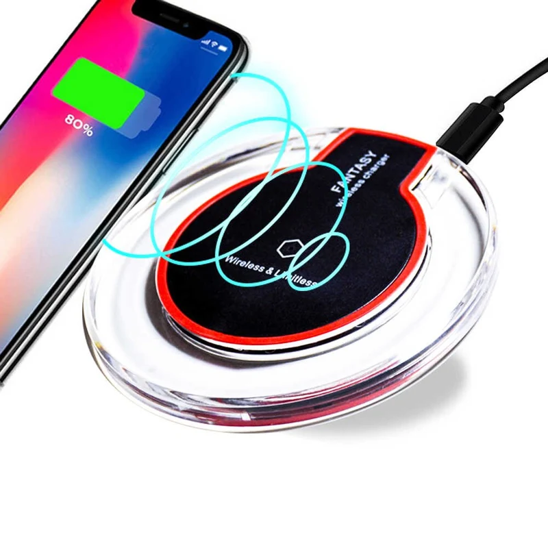 Chargeur sans fil rapide QI pour téléphones mobiles
