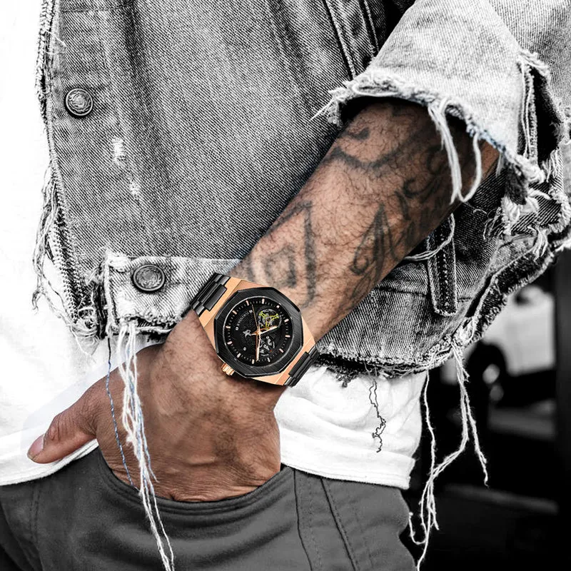 Montre de luxe automatique pour homme RONIN