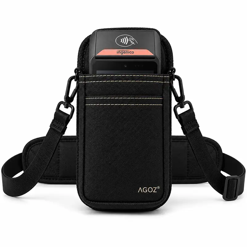 Étui holster portable pour terminal de paiement Ingenico avec bandoulière réglable | Agoz