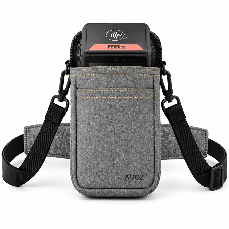 Étui holster portable pour terminal de paiement Ingenico avec bandoulière réglable | Agoz
