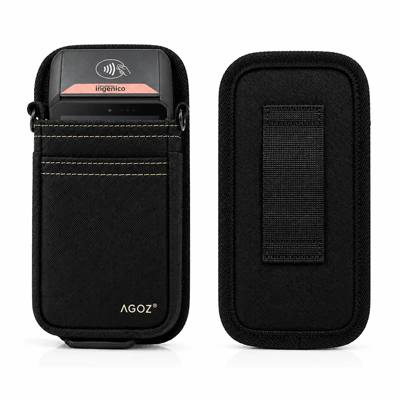 Étui holster portable pour terminal de paiement Ingenico avec bandoulière réglable | Agoz