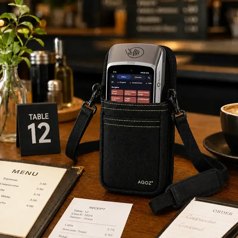 Étui pour terminal de point de vente SpotOn avec bandoulière ajustable | Agoz