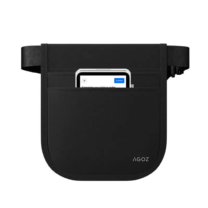 Tablier de serveuse avec sangle réglable pour appareil PDV carré