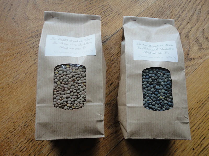 La ferme de la distillerie - Lentilles vertes - 500g 1Kg