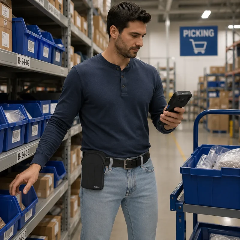 Étui pour ordinateur mobile Datalogic avec fente pour carte pour comptoirs de service | Agoz