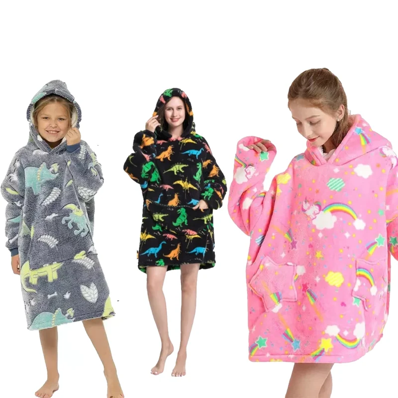 Couverture à capuche pour enfants