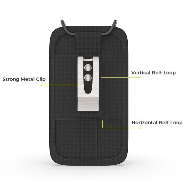 Holster ultra-robuste pour mPOS PAX avec fermeture à pression sécurisée | Agoz