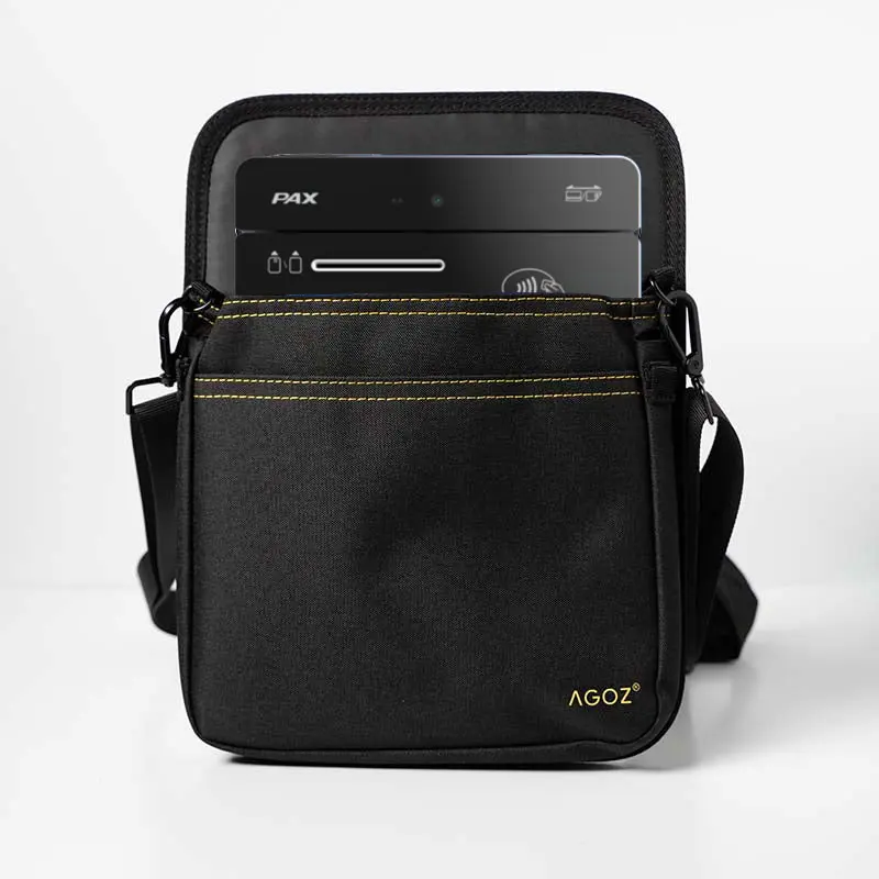 Étui pour tablette de paiement PAX avec bandoulière réglable | Agoz