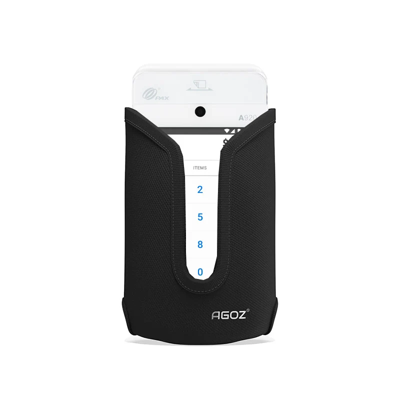 Holster robuste pour terminal PAX POS avec clip de ceinture métallique sécurisé | Agoz