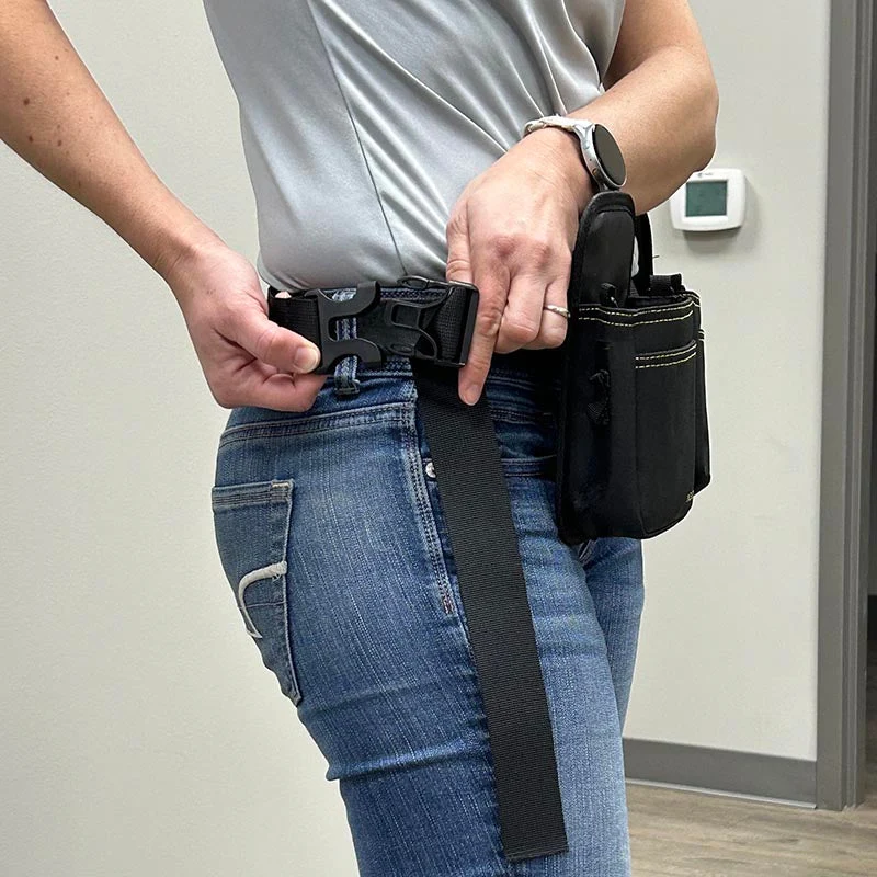 Étui à double poche pour POS PAX avec ceinture réglable | Agoz