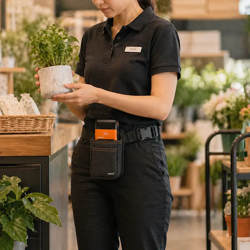Étui pour terminal de point de vente Sunmi avec ceinture robuste ajustable | Agoz