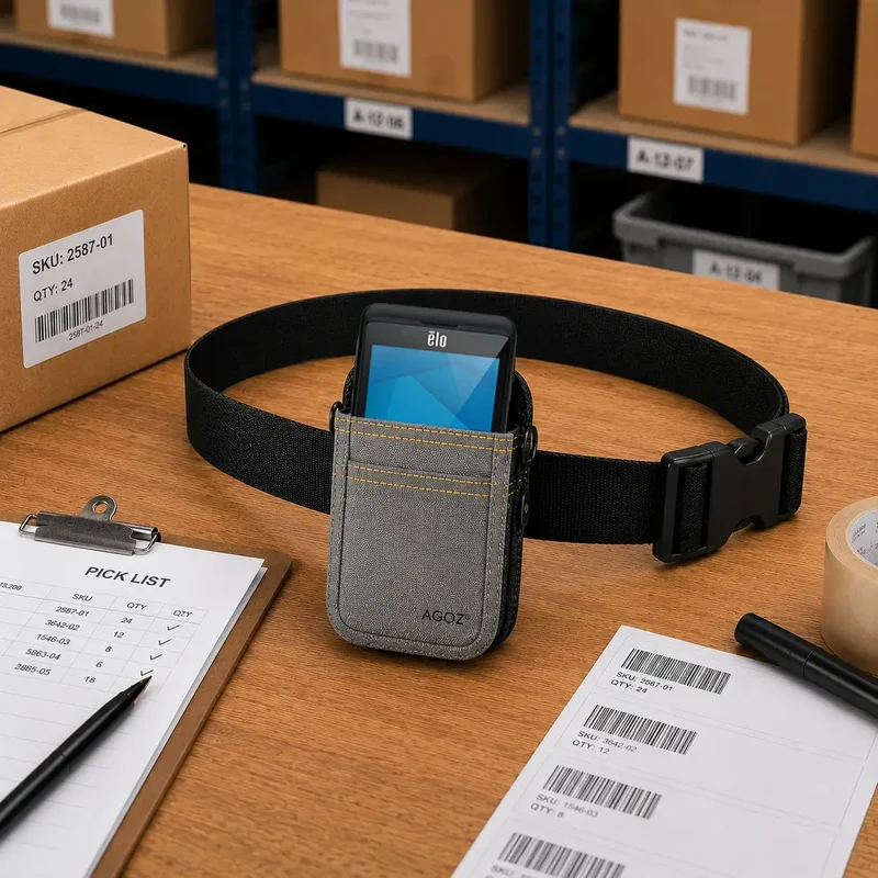 Étui ceinture pour scanner portable Elo destiné aux équipes de vente au détail et de service | Agoz