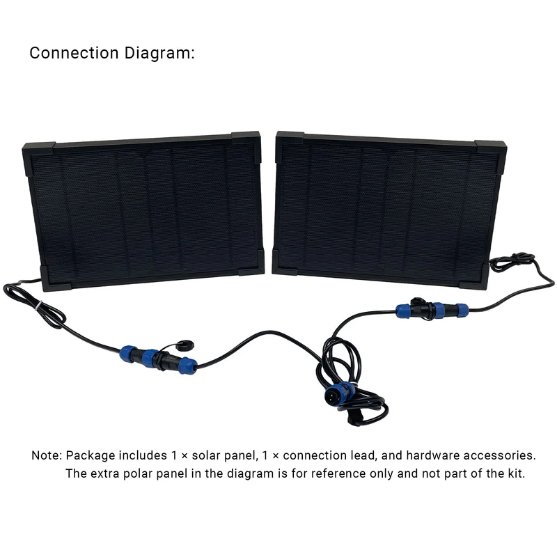 Ecowitt Additional Solar Panel for WS6210 Weather Station